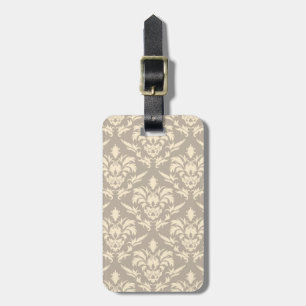 Damask 2 luggage tag
