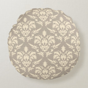 Damask 2 round cushion