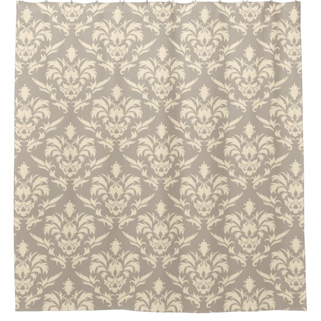 Damask 2 shower curtain (Front)