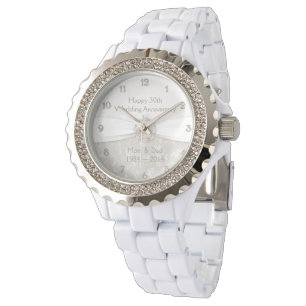 Damask 30th Wedding Anniversary Watch