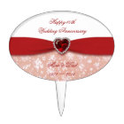 Damask 40th Wedding Anniversary Design