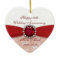 Damask 40th Wedding Anniversary Ornament