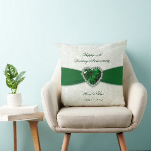 Damask 55th Wedding Anniversary Cushion