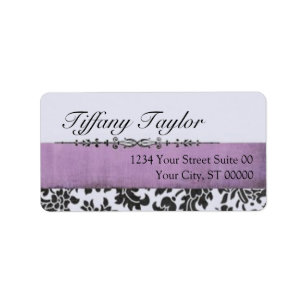 Damask Address Avery Label 1 1/4" x 2 3/8"