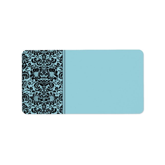 Damask Address Label (Front)