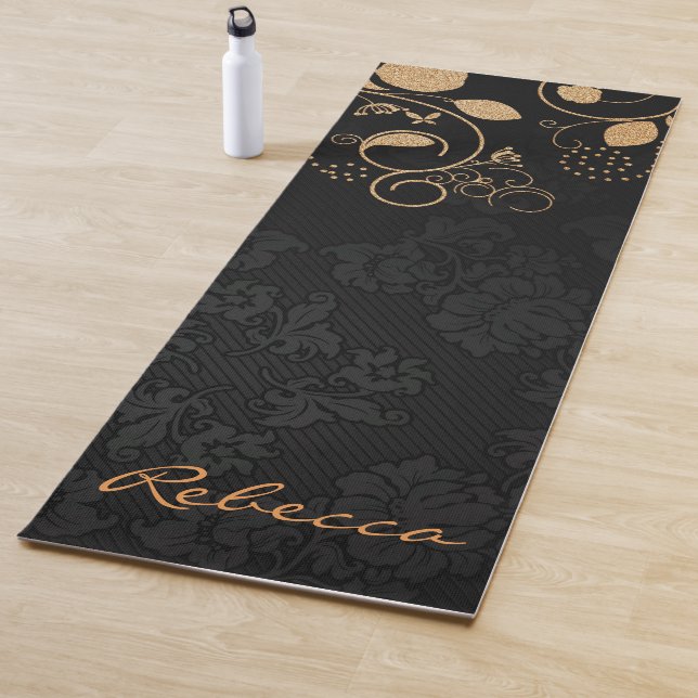 Damask and Swirls Yoga Mat (In Situ)