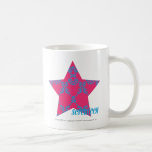 Damask Aqua-Magenta 2 Coffee Mug