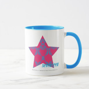 Damask Aqua-Magenta 2 Mug