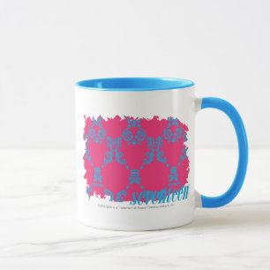 Damask Aqua-Magenta 3 Mug