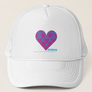 Damask Aqua-Purple 4 Trucker Hat