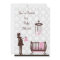 Damask Baby Shower : Girl : Invitation