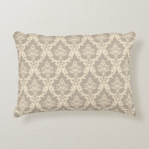 Damask background decorative cushion