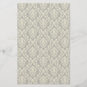 Damask background stationery