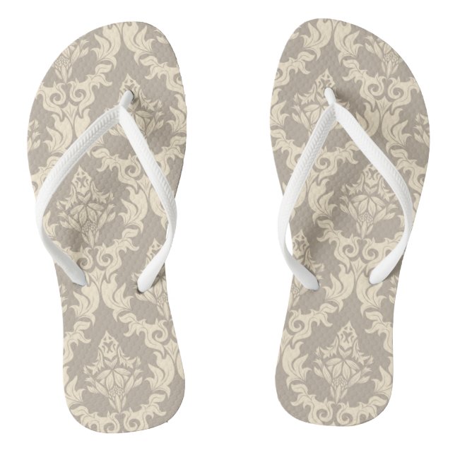 Damask background thongs (Footbed)