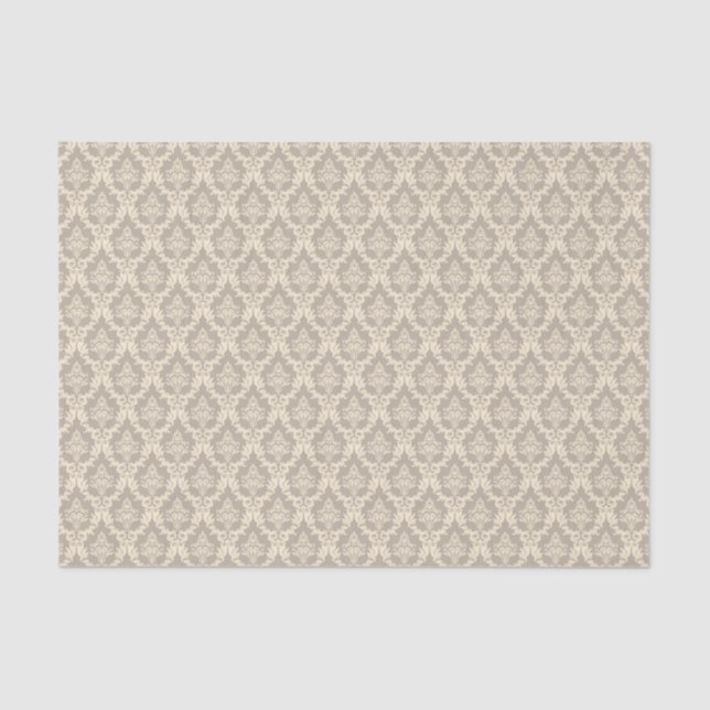 Damask background tissue paper (Front)
