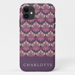 Damask Berry iPhone 11 Case