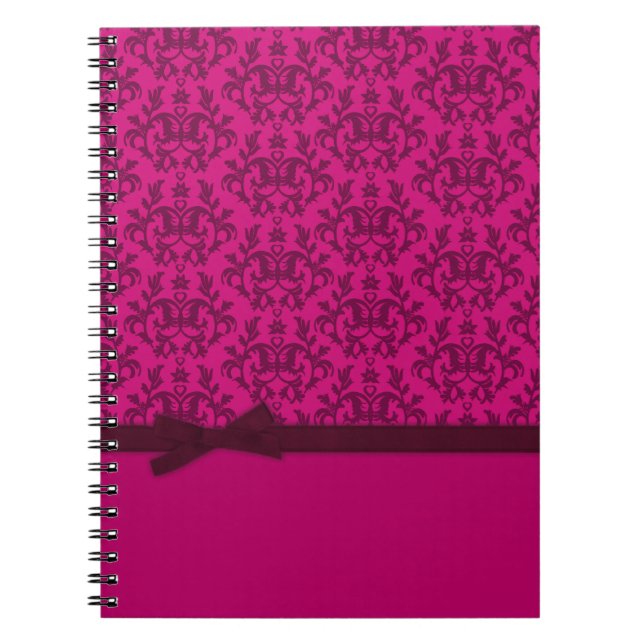 Damask botanical notebook (Front)