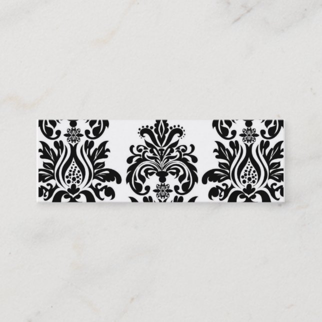 Damask Business Card (Front)