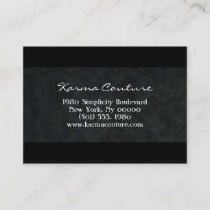 damask business card