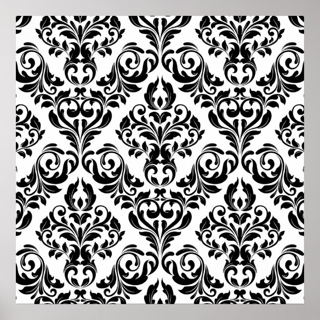 Damask Canvas Print (Front)