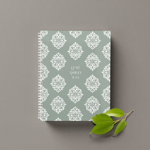 Damask Classic Vintage Pale Olive 2026 Planner