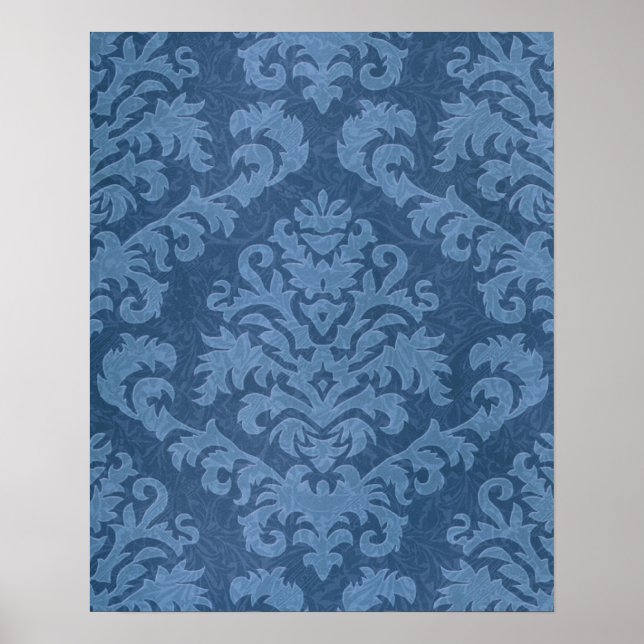Damask Cut Velvet, Tapestry Poster (Front)