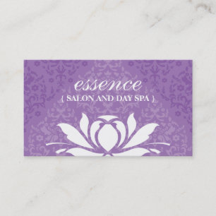 Damask Day Spa Business Cards