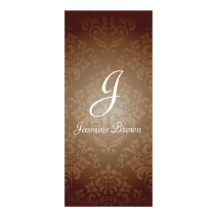 Damask Design Rack Card
