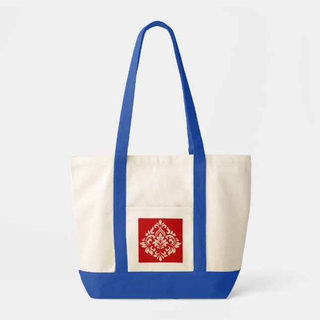 Damask Design Tote Bag (Front)