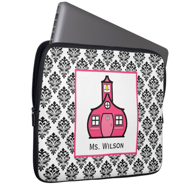 Damask Electronics Bag For Teachers (Front Right)