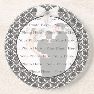Damask Elegance Wedding Coaster