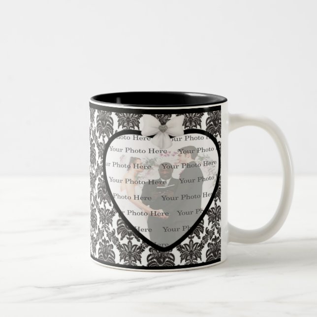Damask Elegance Wedding Mug (Right)