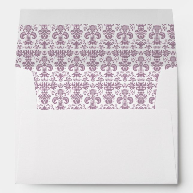 Damask Envelope Liner (Back (Bottom))