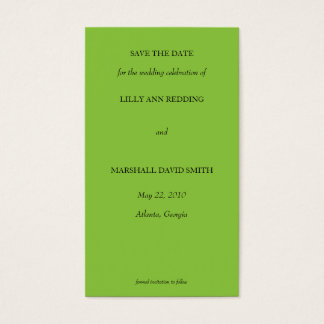 Damask Envy Save The Date Card