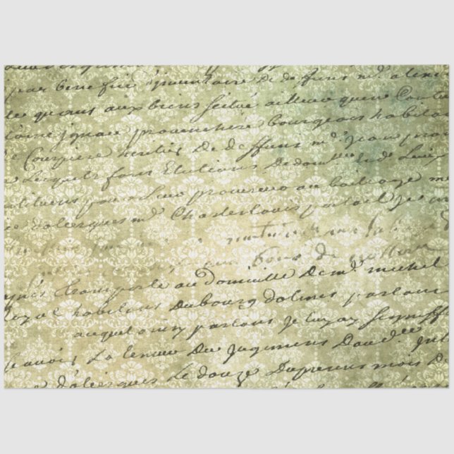 Damask Ephemera Design Series #16 Tissue Paper (Front)