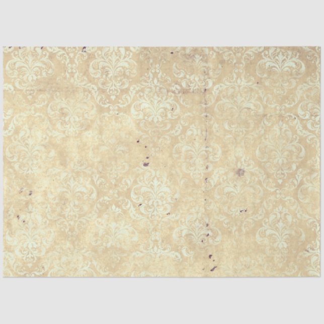 Damask Ephemera Design Series #1 Tissue Paper (Front)