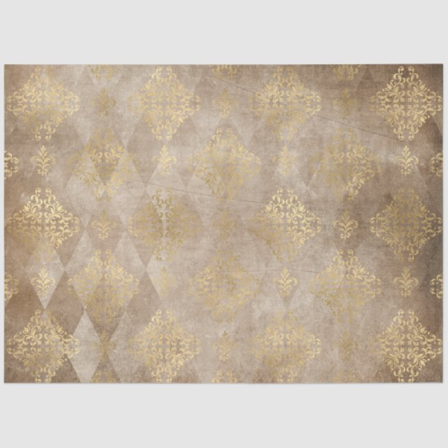 Damask Ephemera Design Series #5 Tissue Paper (Front)