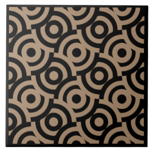 Damask Fabric Decorative Print Ceramic Tile