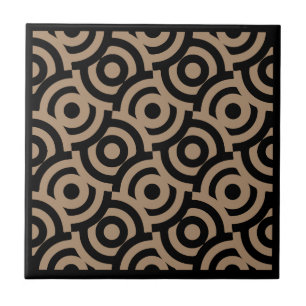 Damask Fabric Decorative Print Ceramic Tile