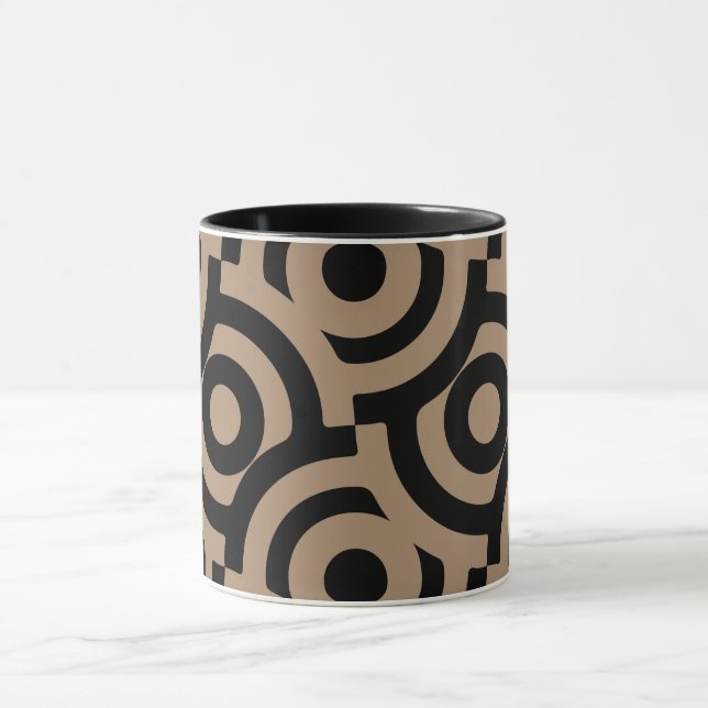 Damask Fabric Decorative Print Mug (Center)