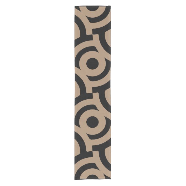 Damask Fabric Decorative Print Short Table Runner (Front)
