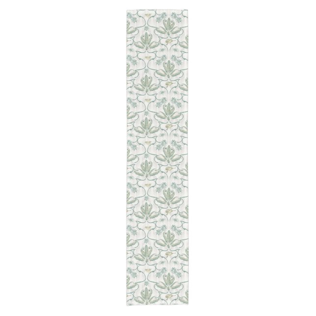 Damask Fern Short Table Runner (Front)