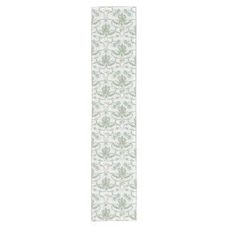 Damask Fern Short Table Runner