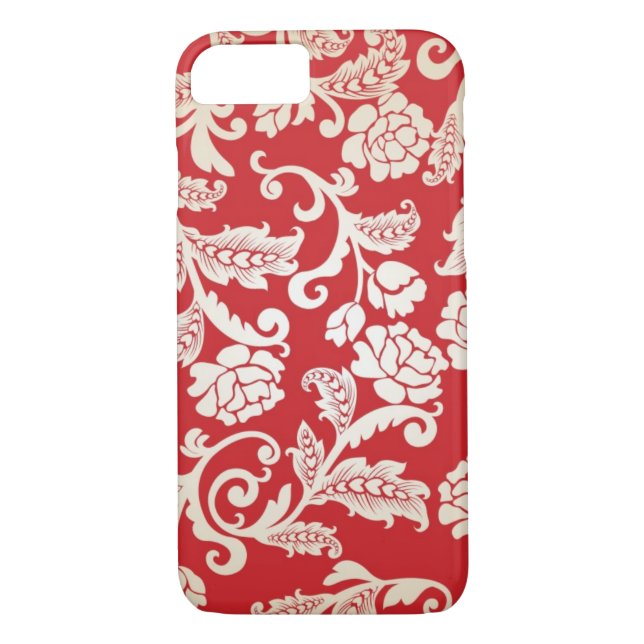 Damask floral background pattern Case-Mate iPhone case (Back)
