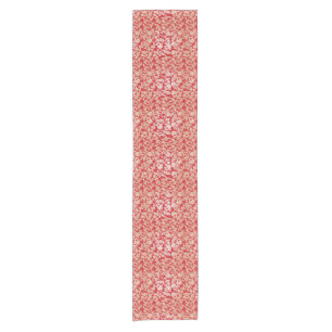Damask floral background pattern short table runner