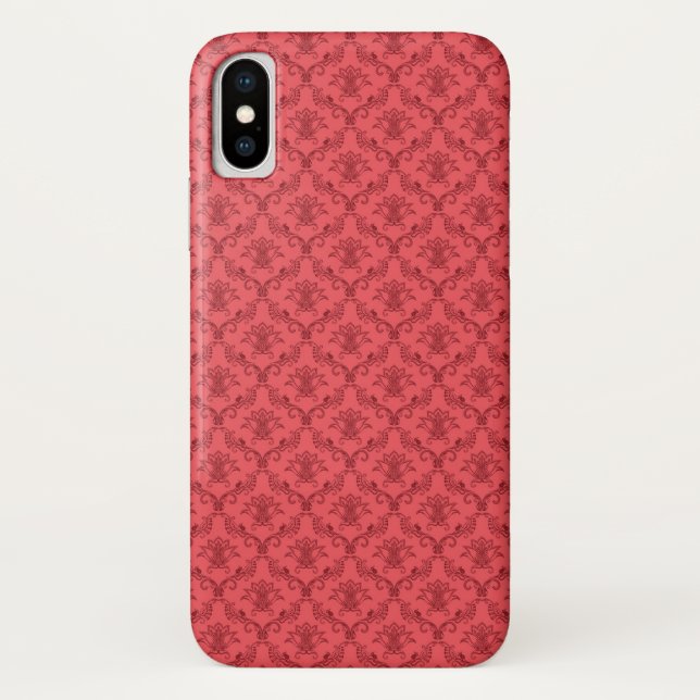 Damask floral pattern Case-Mate iPhone case (Back)
