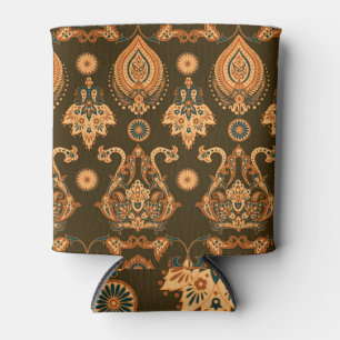 Damask Floral: Seamless Vintage Style Can Cooler