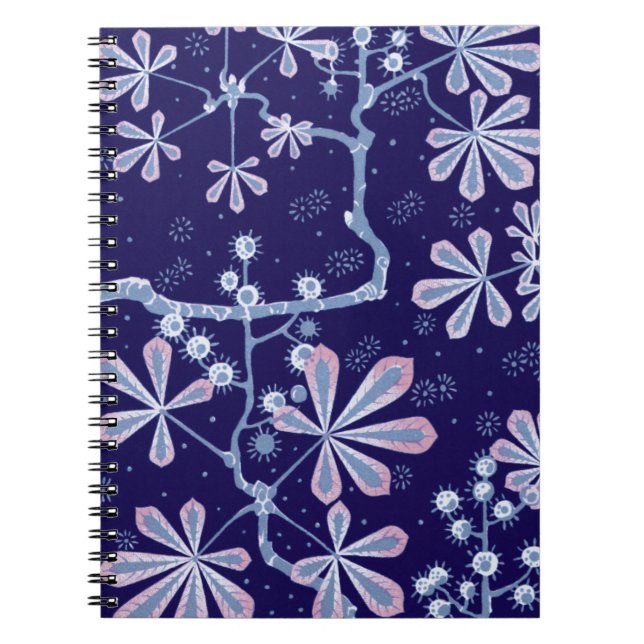Damask Frost Flower Notebook (Front)