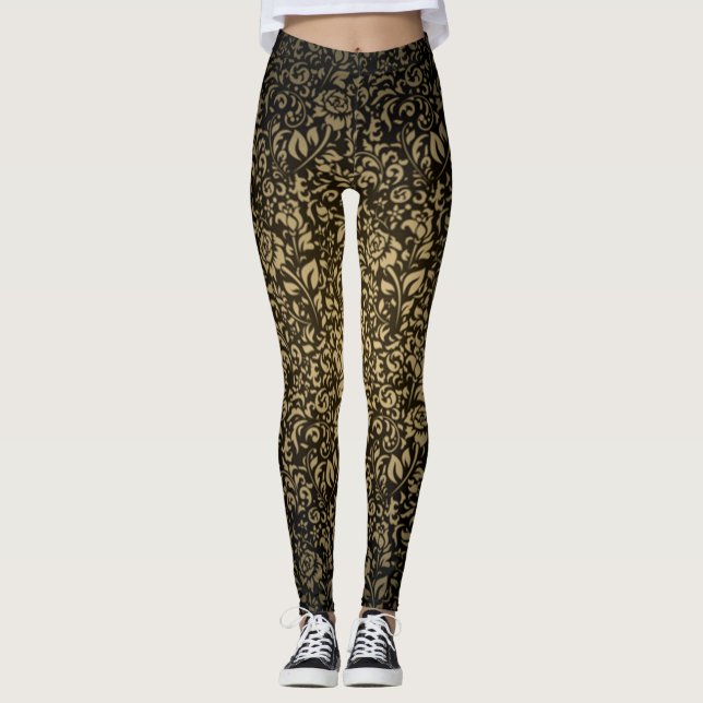 Damask Glow Leggings (Front)