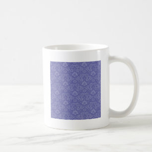 Damask in Blue Coffee Mug